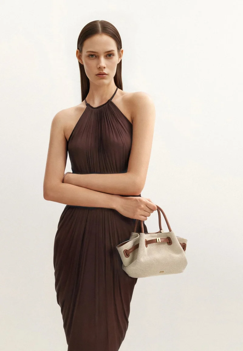 JW PEI Cabas Hana Mini Brown Canvas