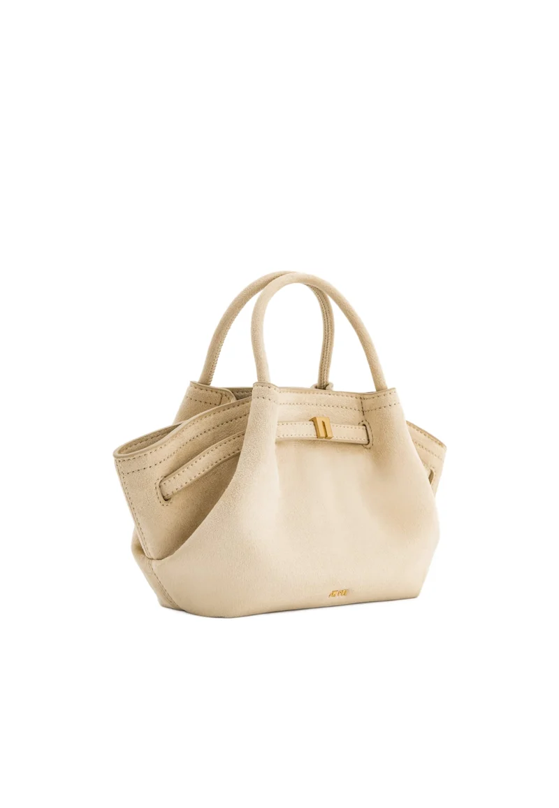 JW PEI Cabas Hana Mini Faux Suede Off White