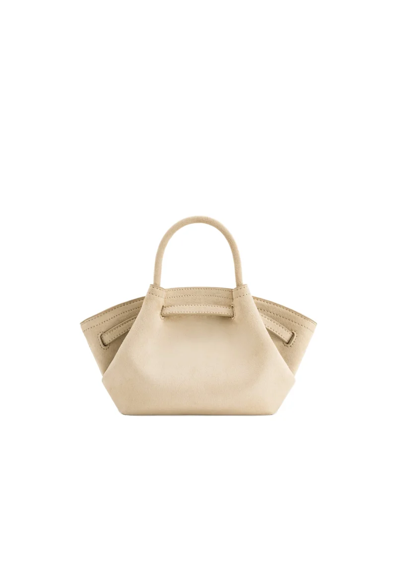 JW PEI Cabas Hana Mini Faux Suede Off White