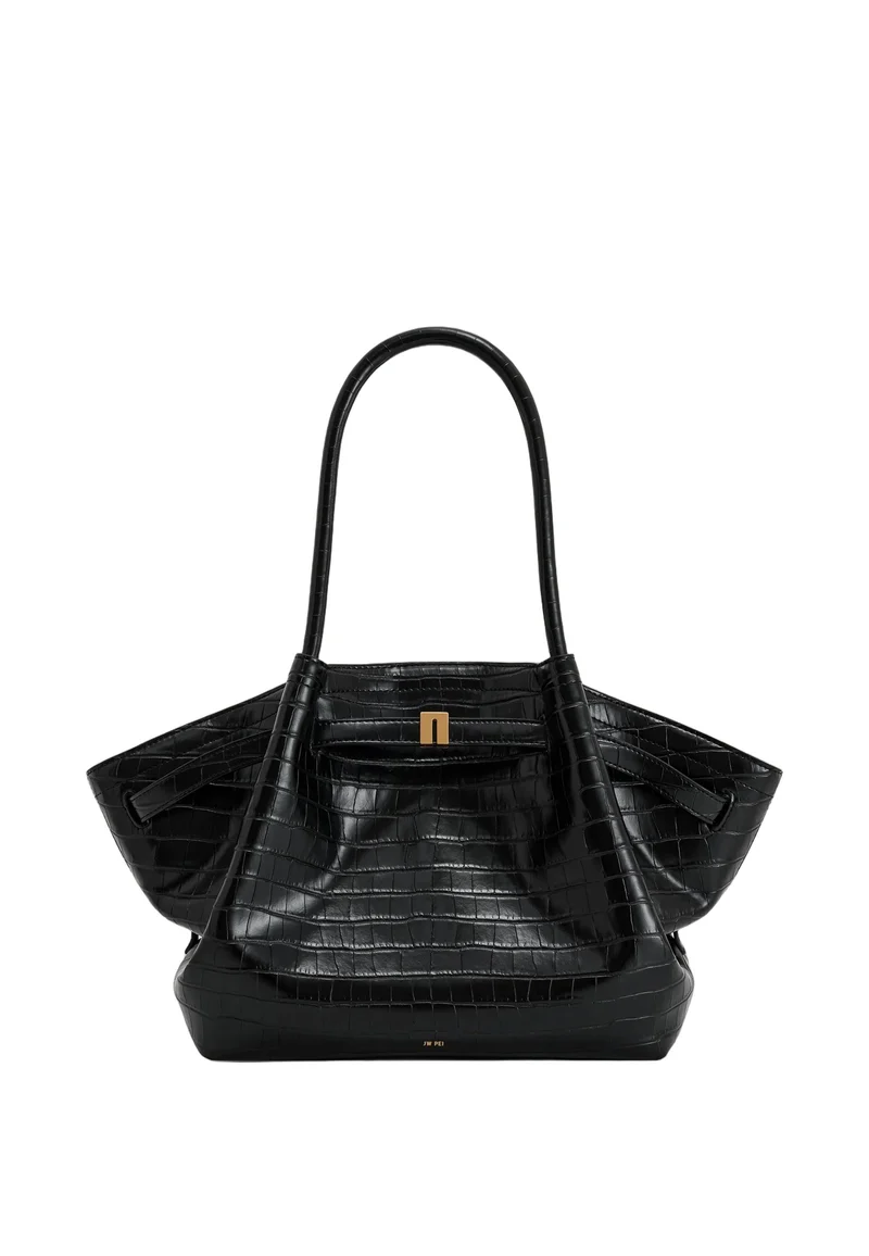 JW PEI Cabas Hana Large Effet Croco Black Croc