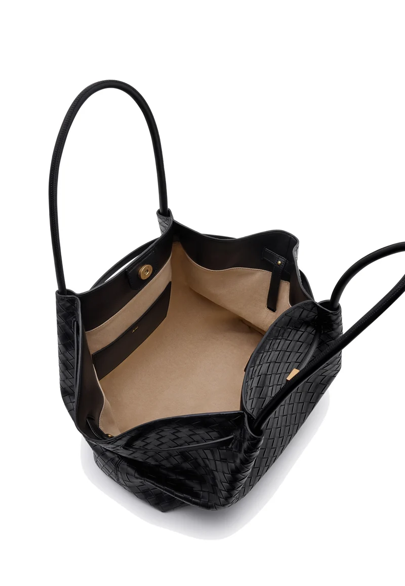 JW PEI Cabas Hana Large Tressé Black