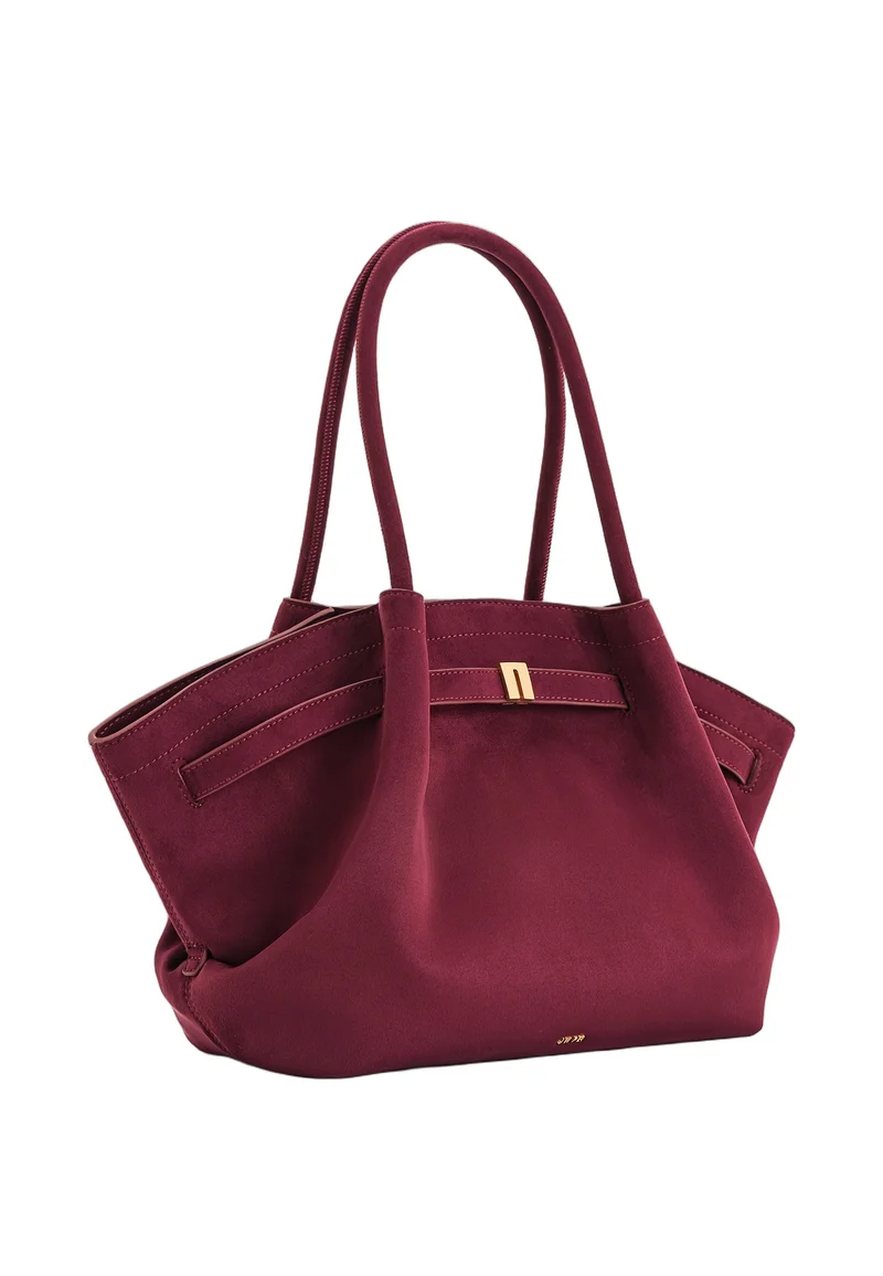 JW PEI Cabas Hana Medium Effet Suédé Claret