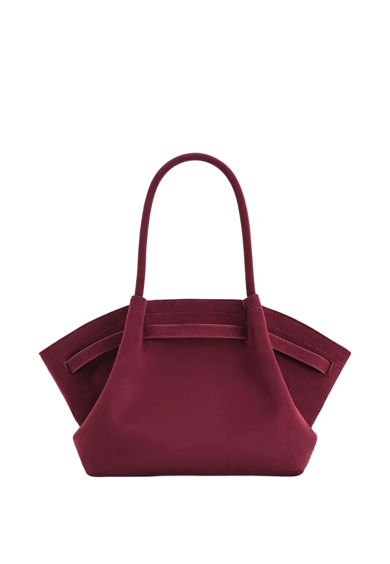 JW PEI Cabas Hana Medium Effet Suédé Claret