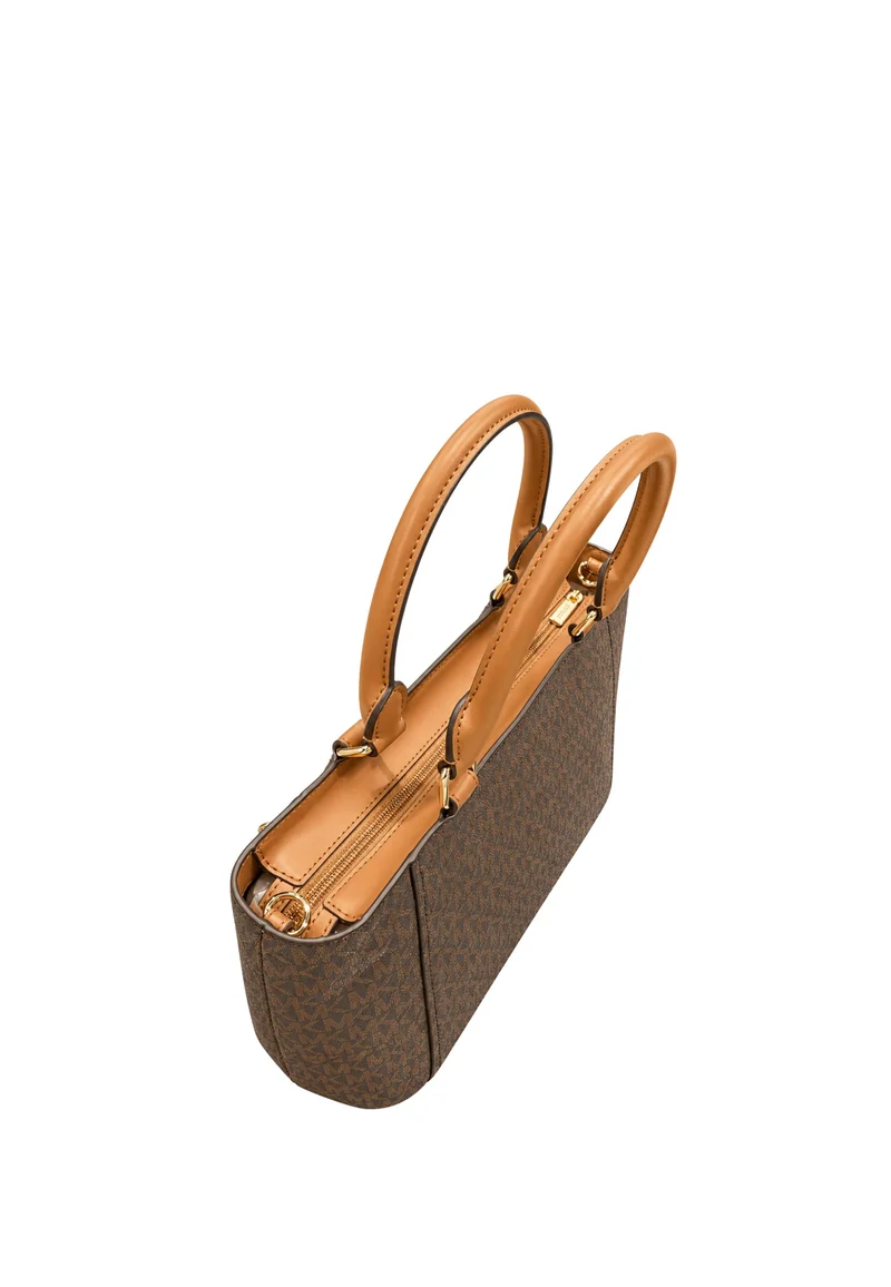 Michael Kors Sac à main Nabela Petit Zippé Marron