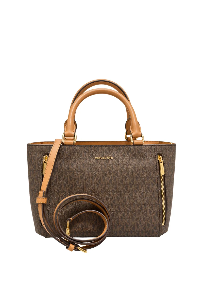 Michael Kors Sac à main Nabela Petit Zippé Marron