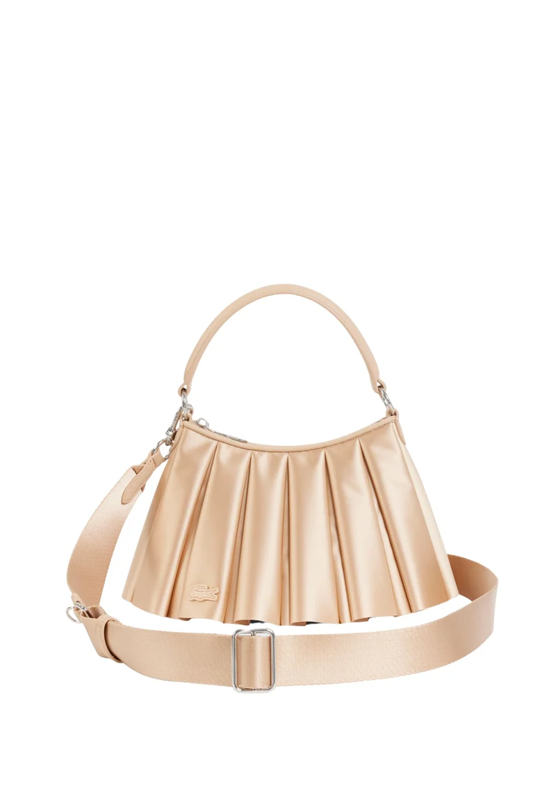 Lacoste Petit sac à main satin Lenglen Light Beige