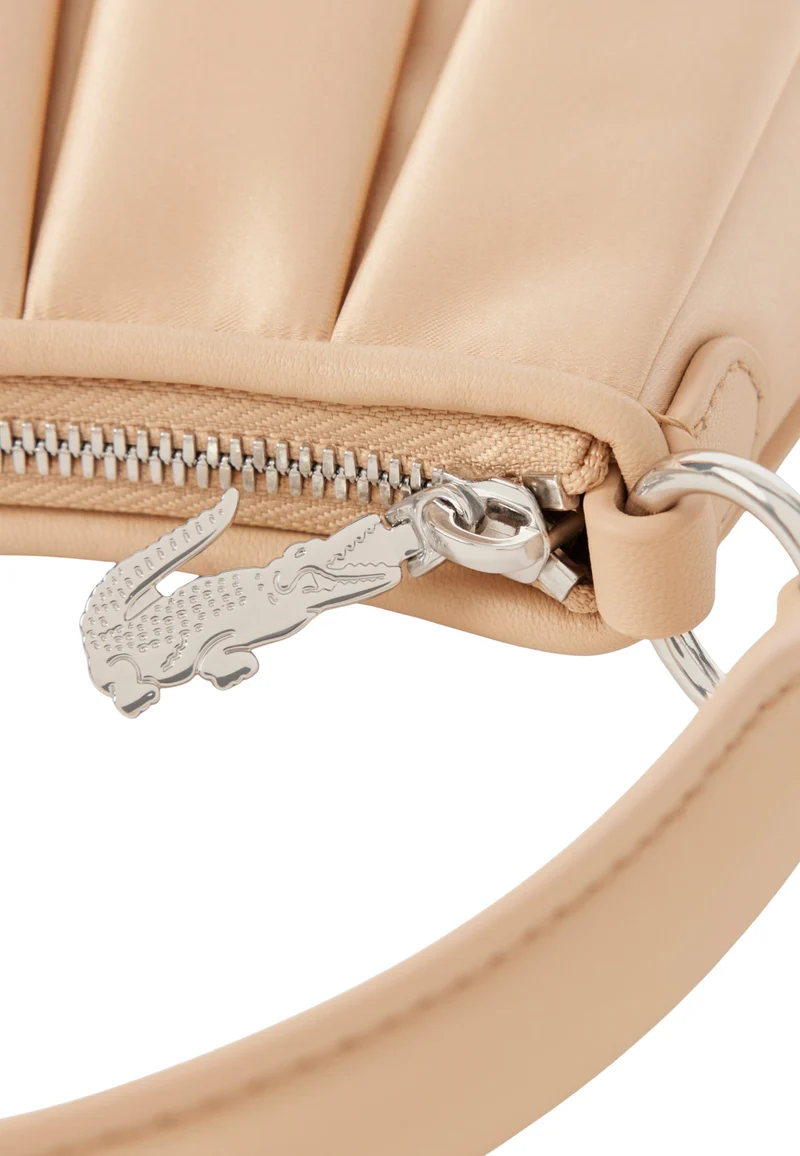 Lacoste Petit sac à main satin Lenglen Light Beige