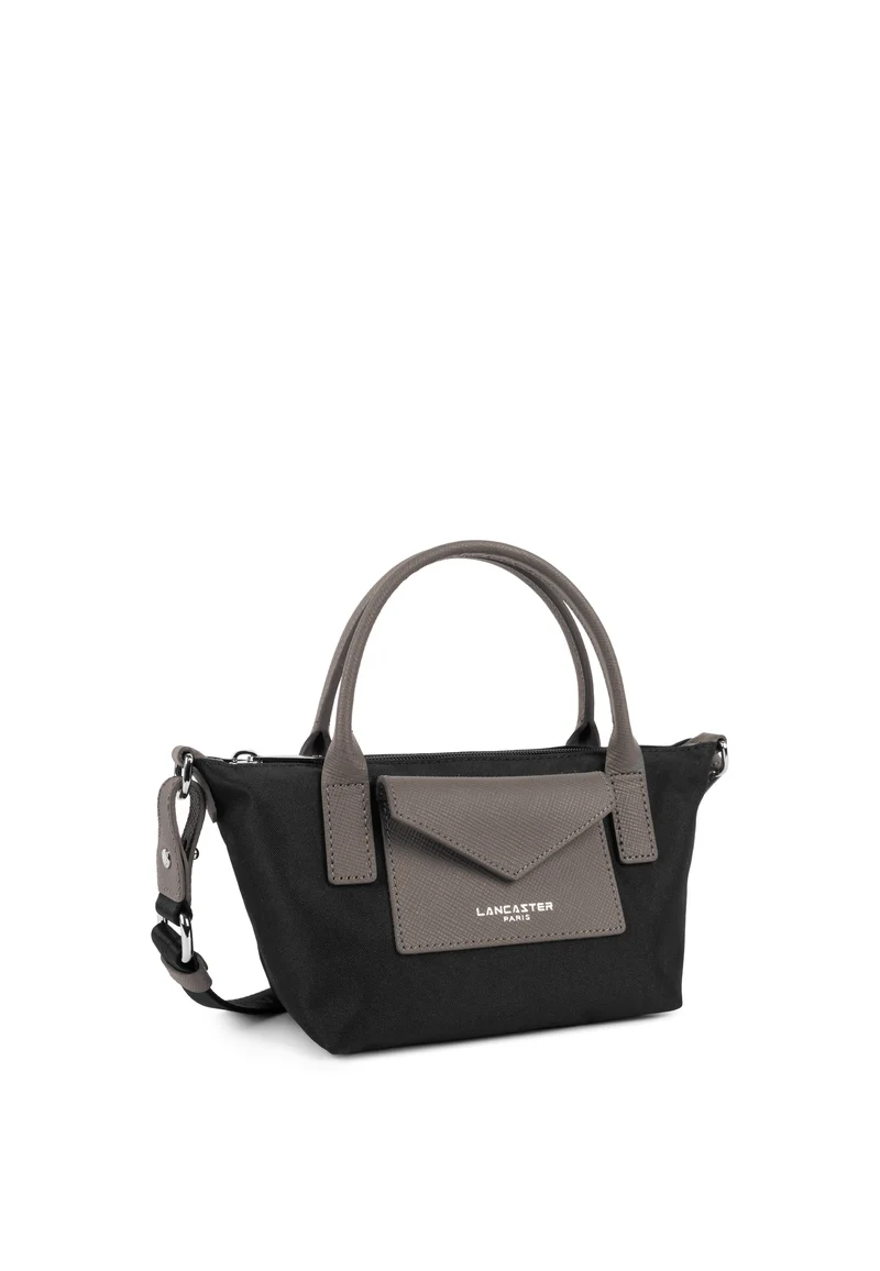 Lancaster Mini Sac à Main Smart KBA Noir - Taupe