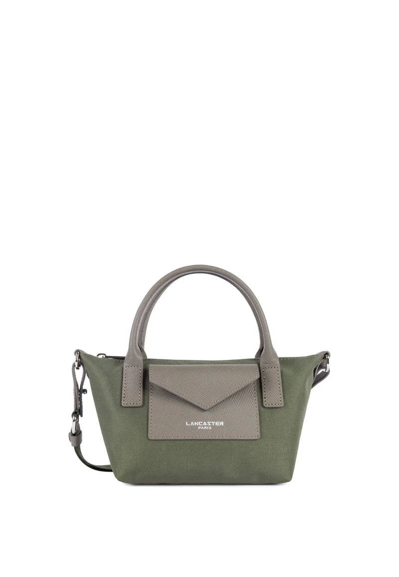 Lancaster Mini Sac à Main Smart KBA Kaki - Taupe