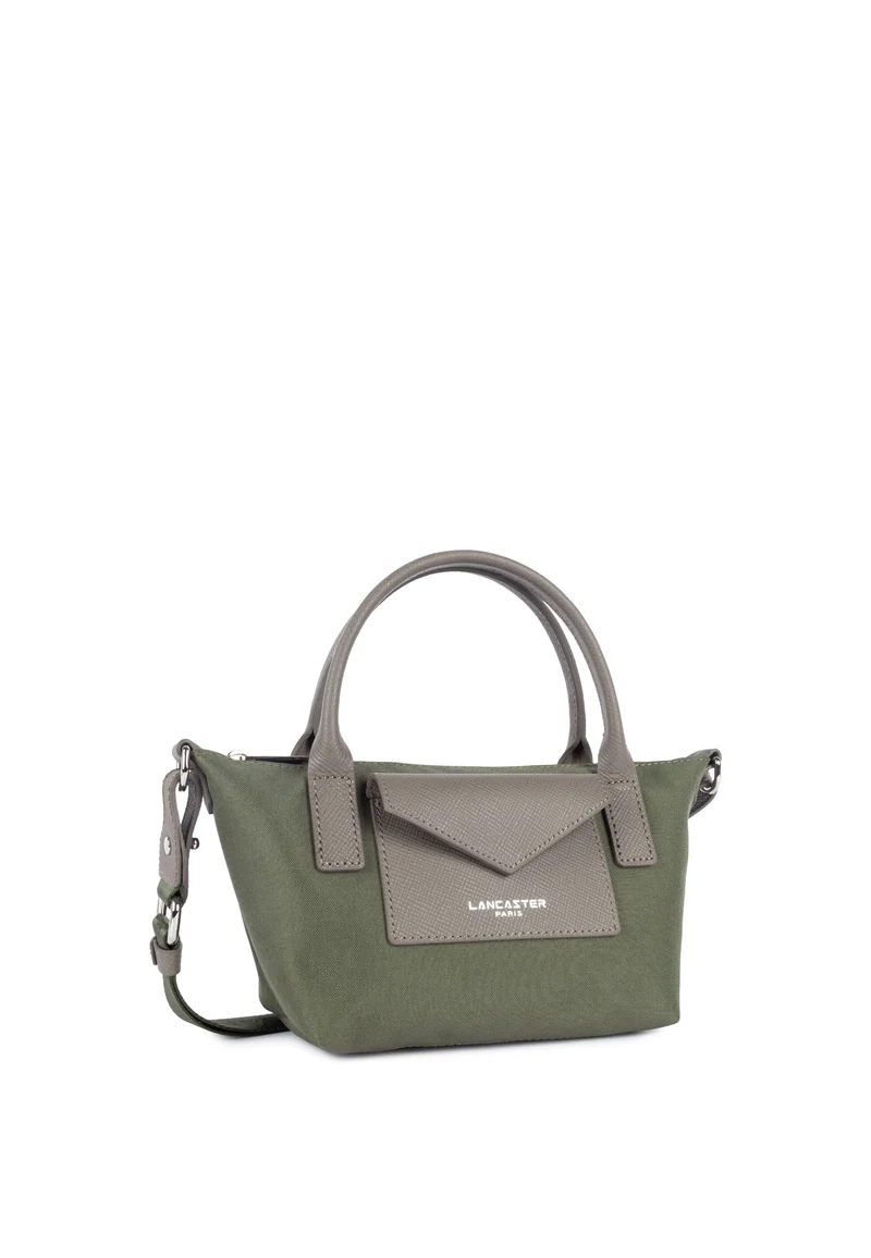 Lancaster Mini Sac à Main Smart KBA Kaki - Taupe