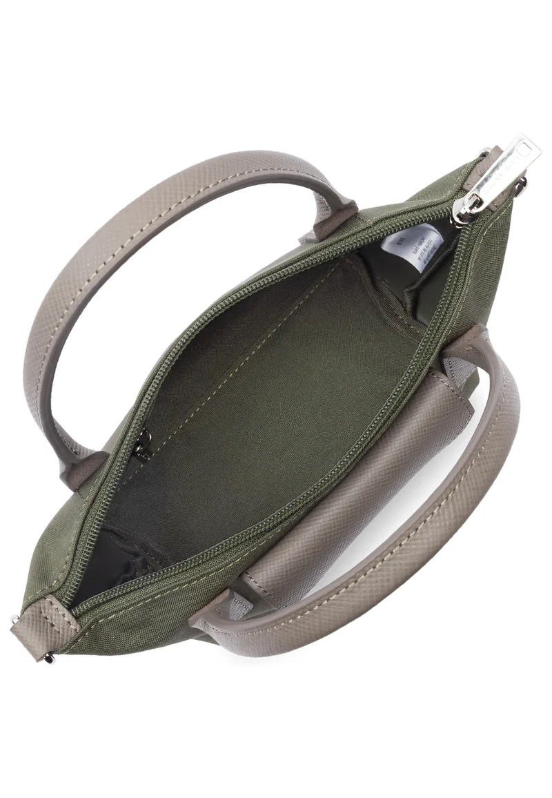 Lancaster Mini Sac à Main Smart KBA Kaki - Taupe