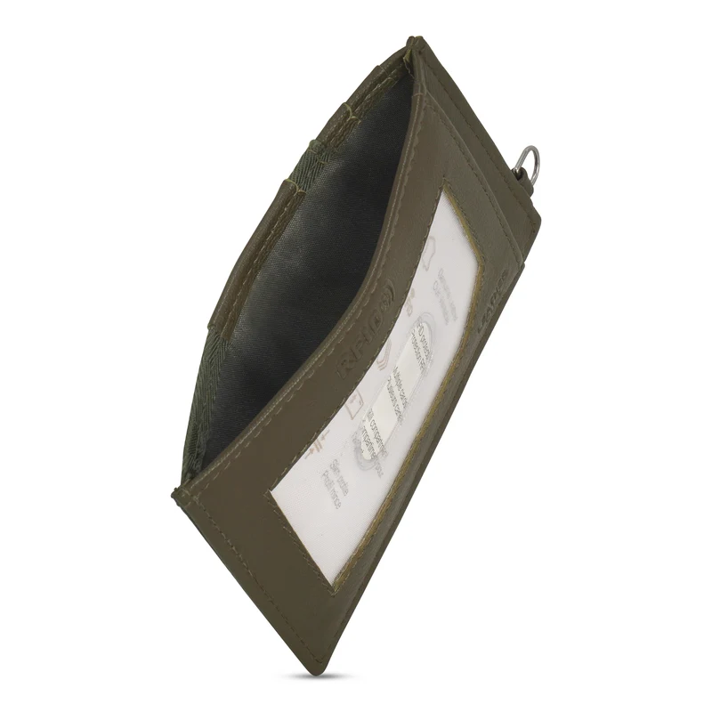 Camo / Leather Slim Cardholder