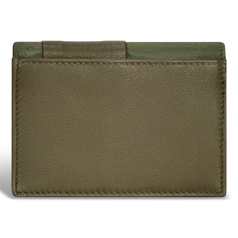 Camo / Leather Cardholder