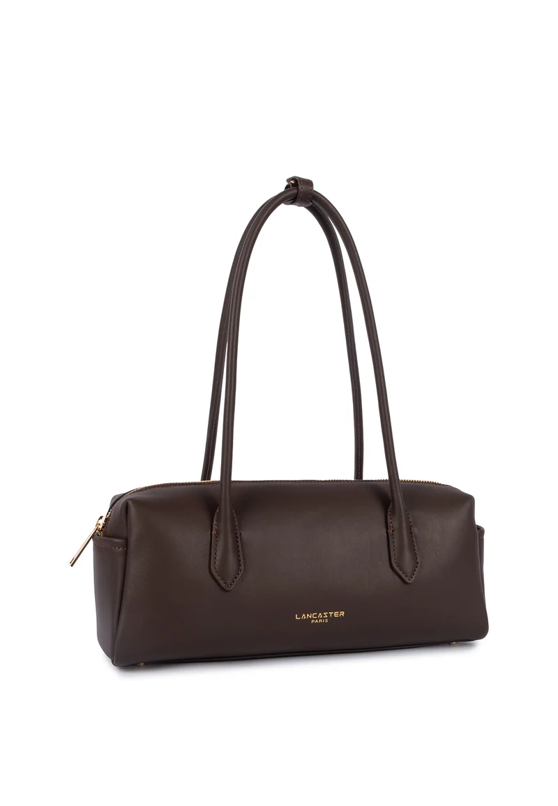 Lancaster Sac Trotteur Zippé Donna Cube Marron Foncé