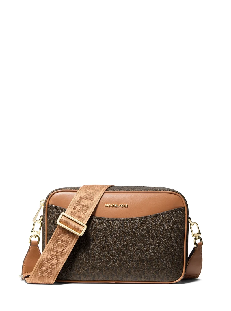 Michael Kors Sac Bandoulière Bev Grand Est-Ouest Marron