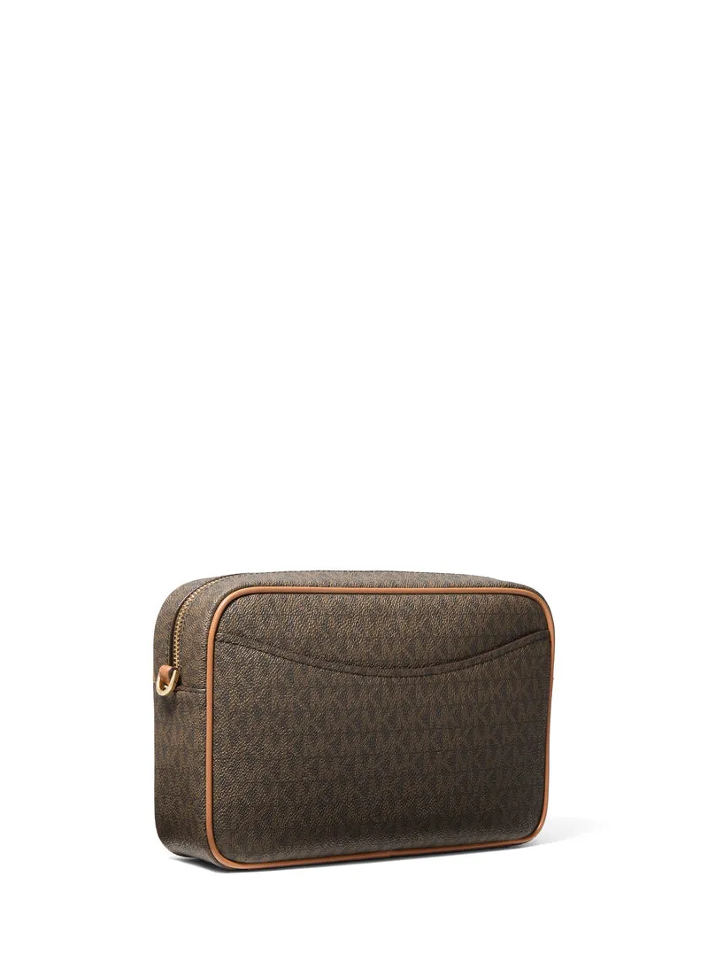 Michael Kors Sac Bandoulière Bev Grand Est-Ouest Marron