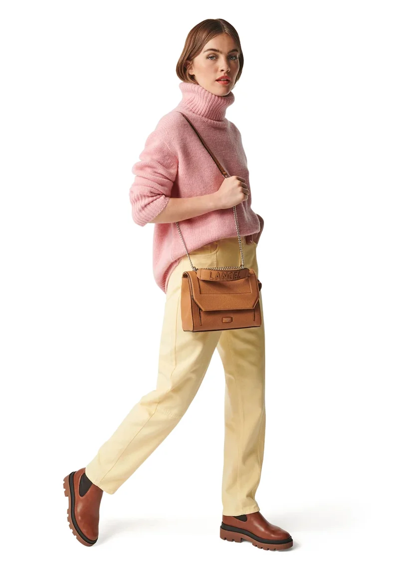 Lancel Sac Rabat M Ninon Camel