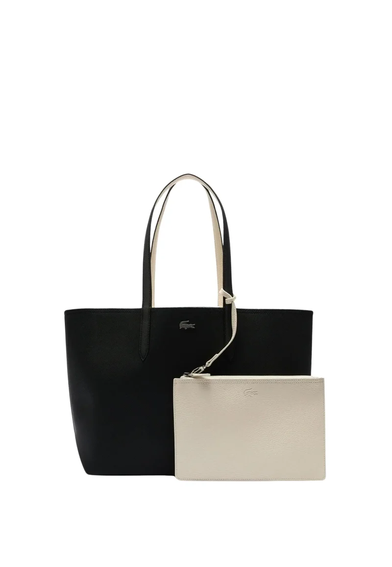 Lacoste Sac Cabas Anna Noir Farine