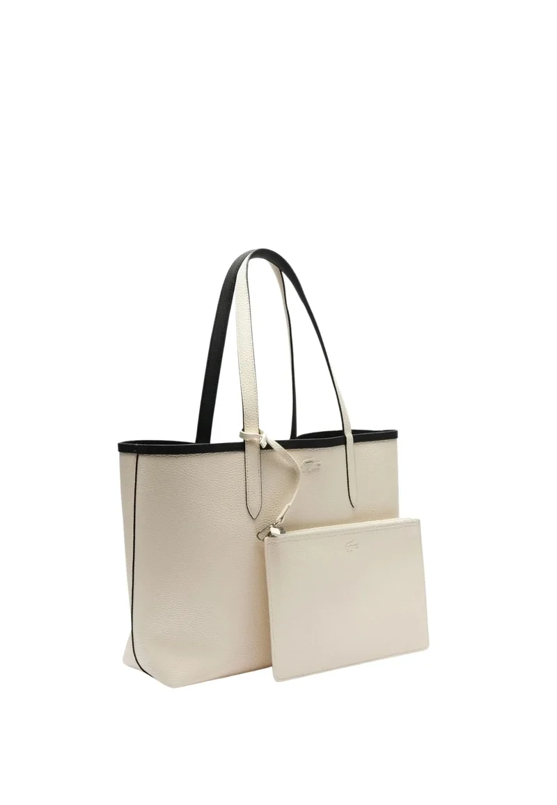 Lacoste Sac Cabas Anna Noir Farine