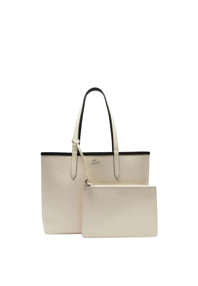 Lacoste Sac Cabas Anna Noir Farine