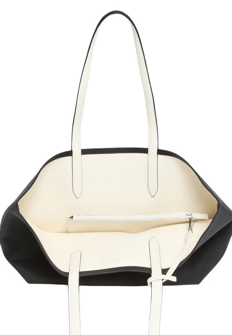 Lacoste Sac Cabas Anna Noir Farine