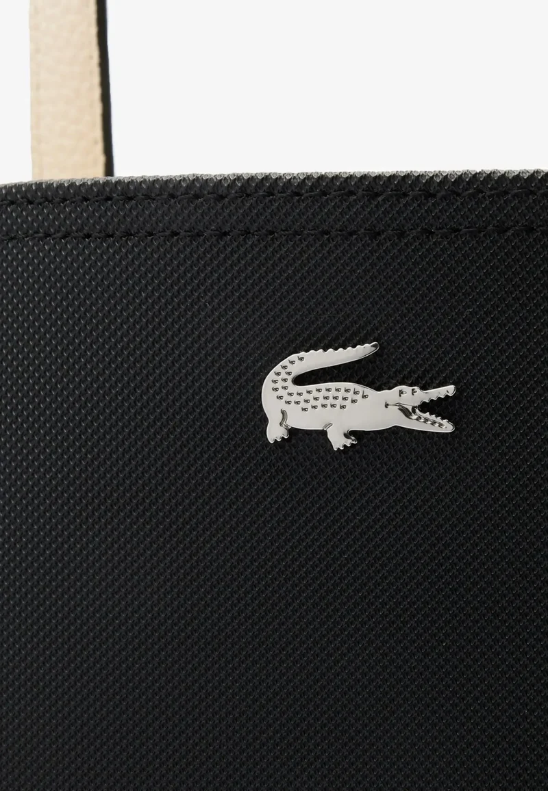 Lacoste Sac Cabas Anna Noir Farine