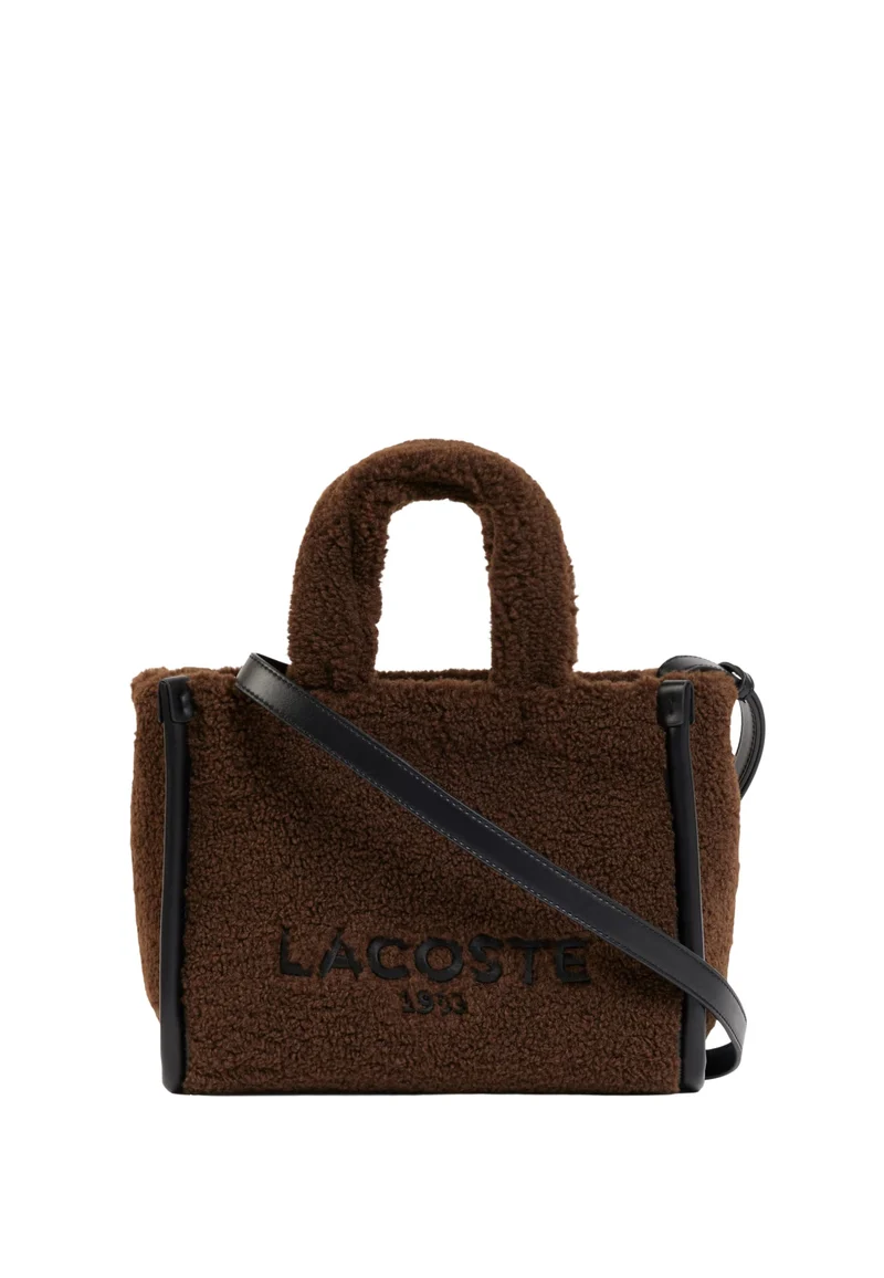 Lacoste Petit sac cabas Heritage Noir/Marron