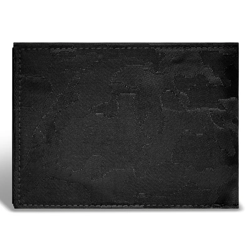 Camo / Leather Center Wing Wallet