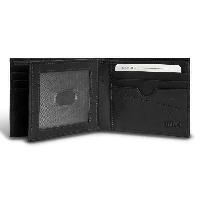 Camo / Leather Center Wing Wallet
