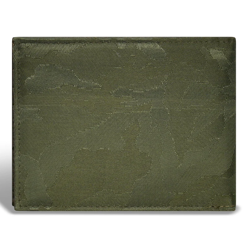 Camo / Leather Bi-Fold Wallet