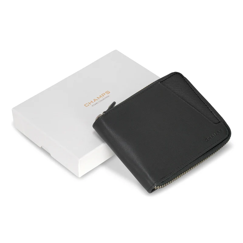 Iconic / Leather Zip Around Wallet