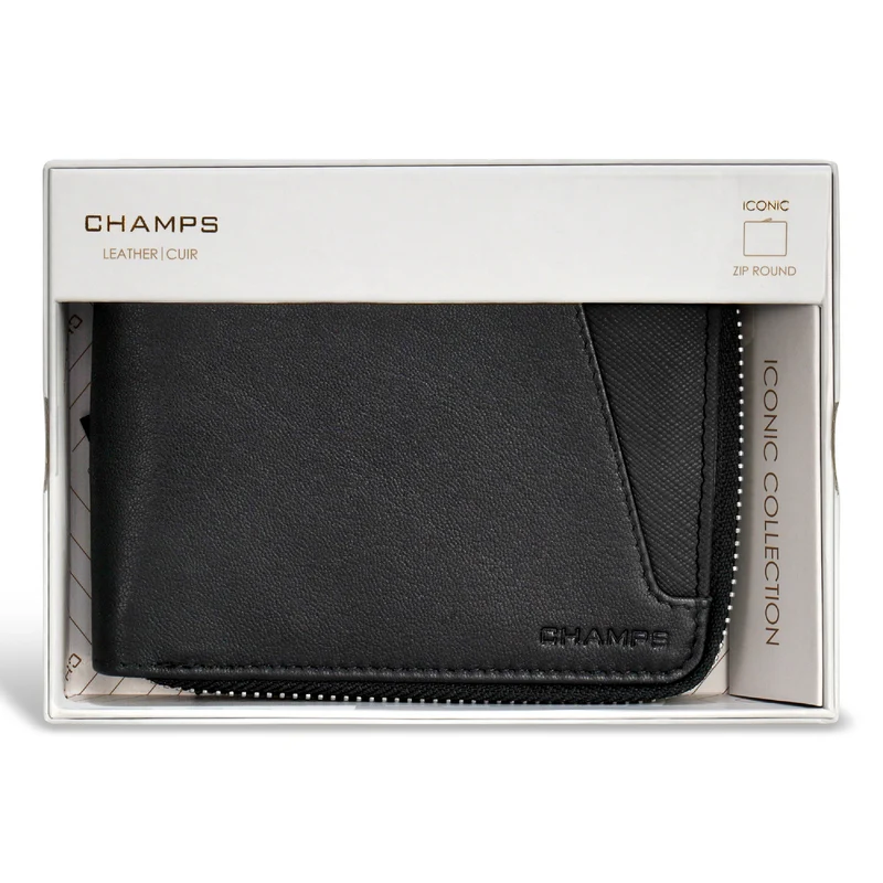 Iconic / Leather Zip Around Wallet