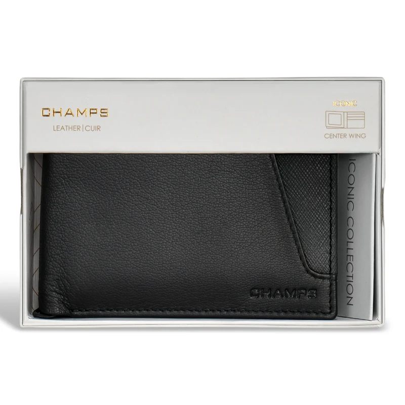 Iconic / Leather Center Wing Wallet