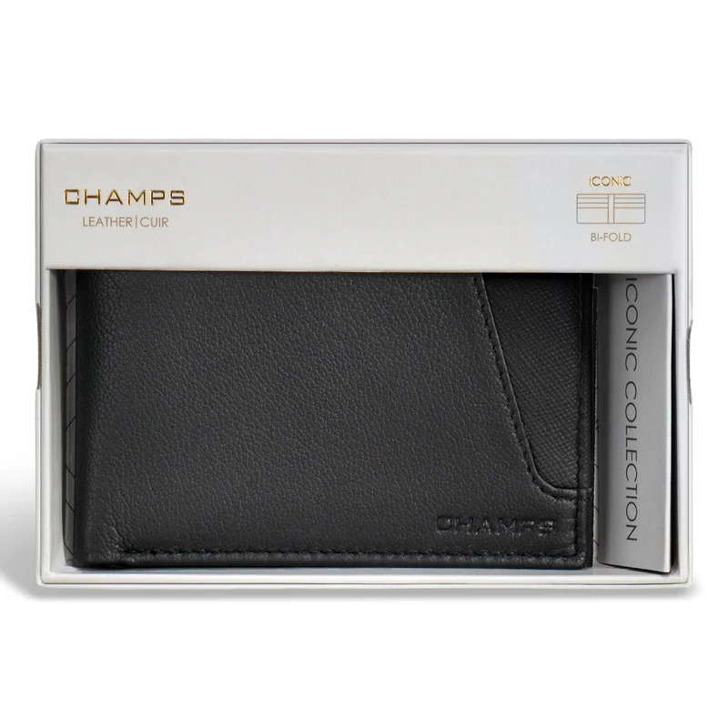 Iconic / Leather Bi-Fold Wallet