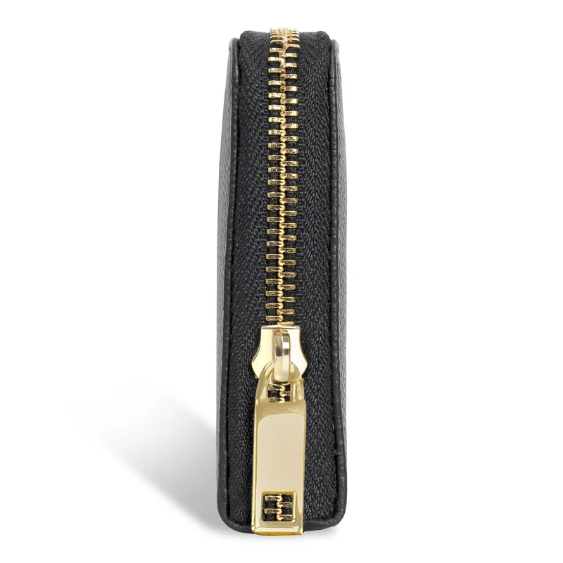 Gala / Leather Zip-Clutch Wallet