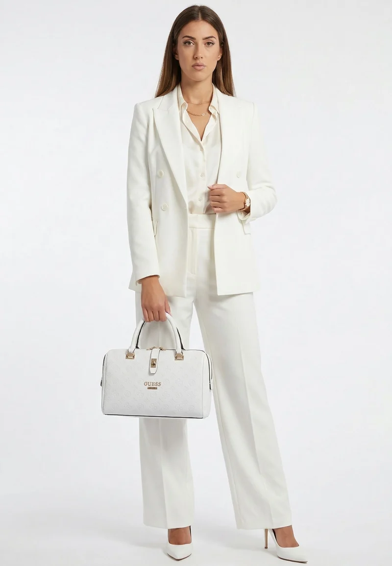 Guess Sac à main Peony Classic Ivoire