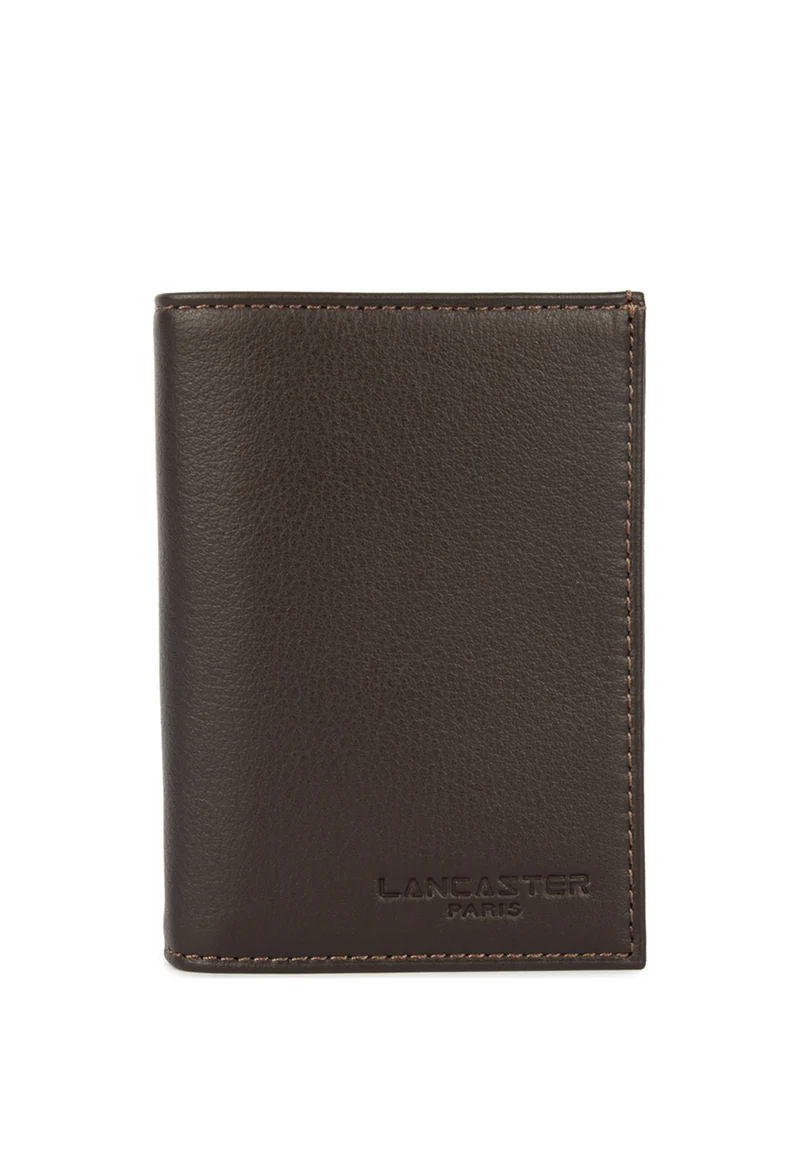 Lancaster Portefeuille Pliée Soft Vintage Homme Marron