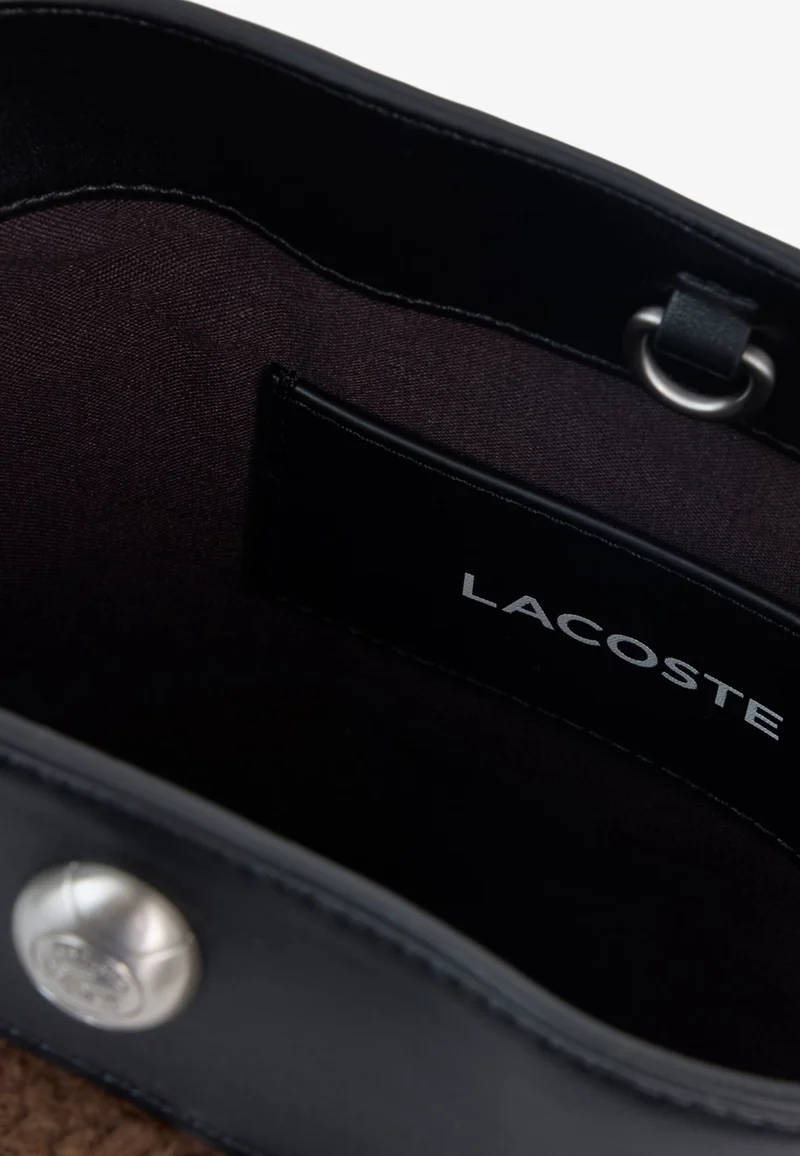 Lacoste Petit sac seau Femme Tennis Bliss Marron Noir