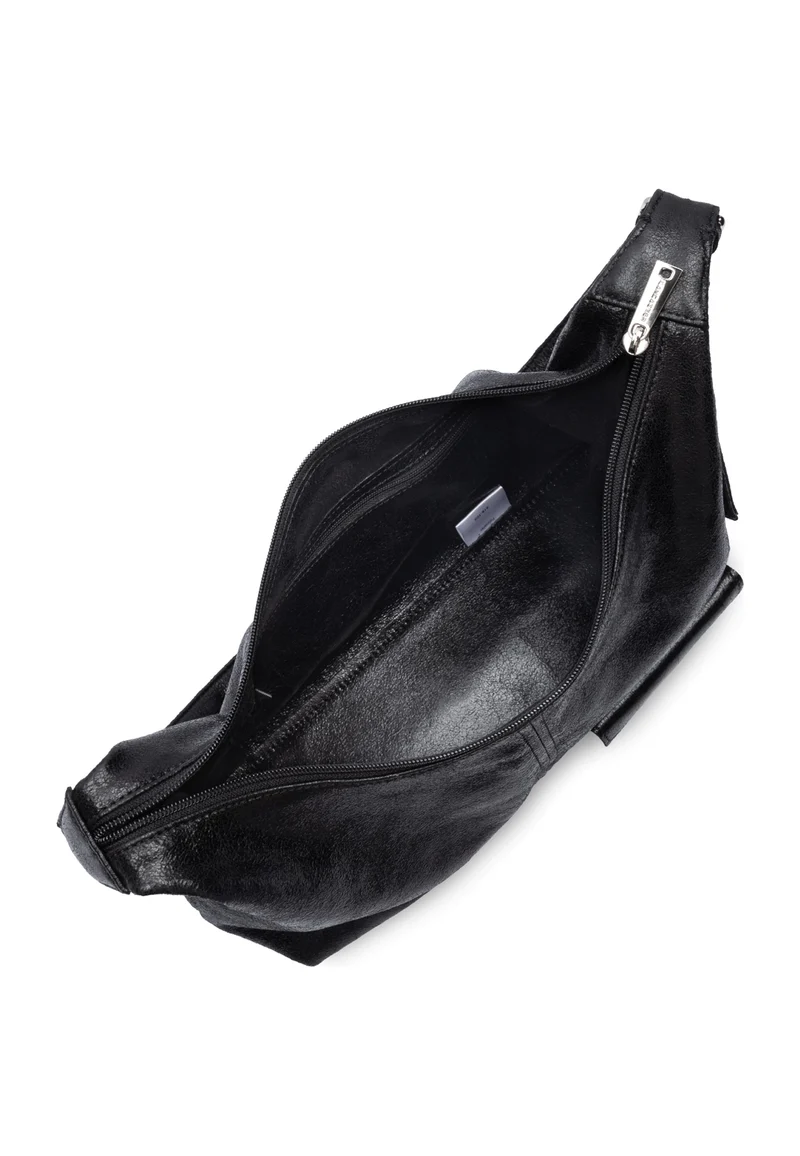 Lancaster Sac hobo Zippé M Rétro KBA Noir