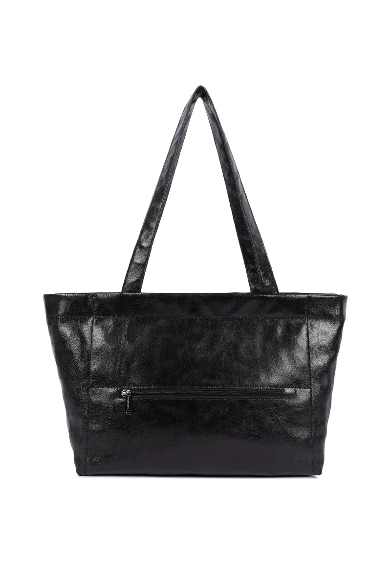 Lancaster Sac cabas épaule Zippé Rétro KBA Noir