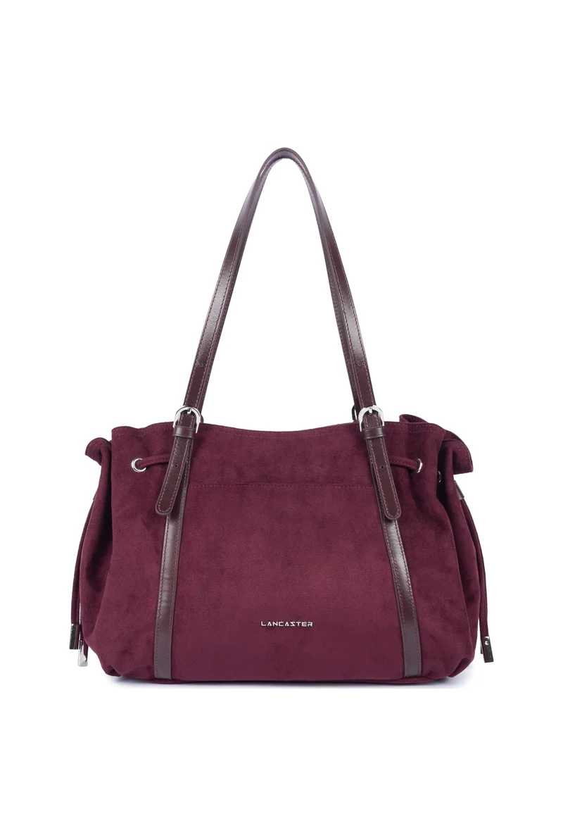 Lancaster Sac cabas épaule Zippé L Velvet Emma Bordeaux