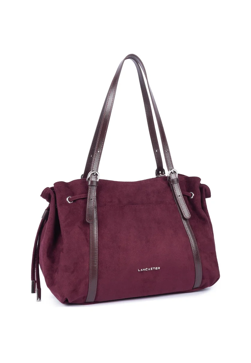 Lancaster Sac cabas épaule Zippé L Velvet Emma Bordeaux