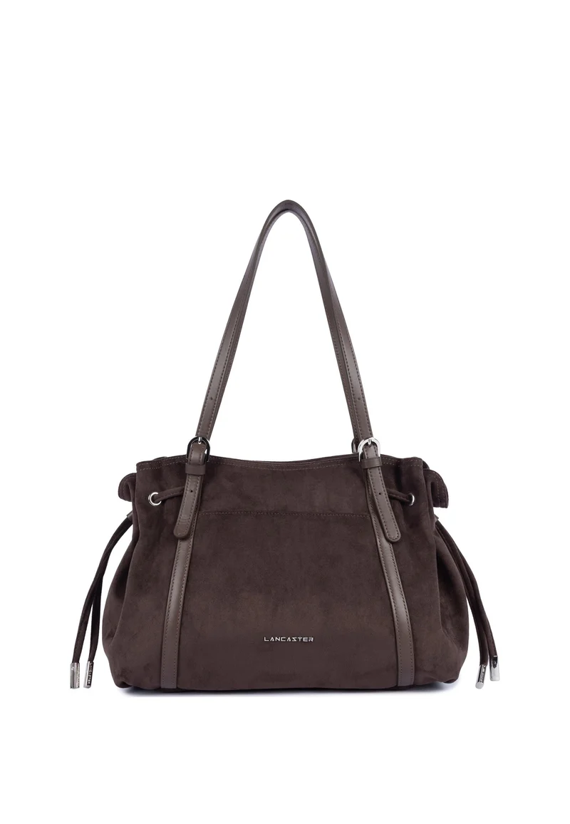 Lancaster Sac cabas épaule Zippé L Velvet Emma Marron