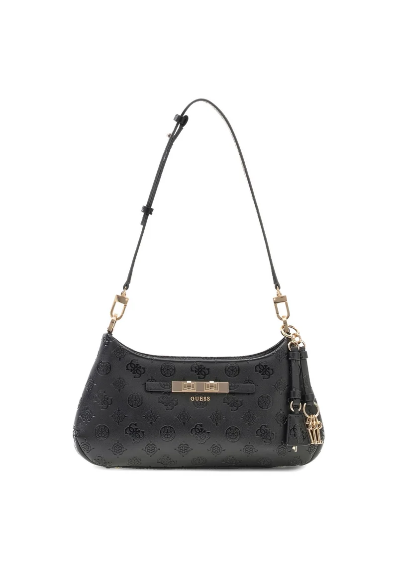 Guess Sac Bandoulière Carmella Black Logo