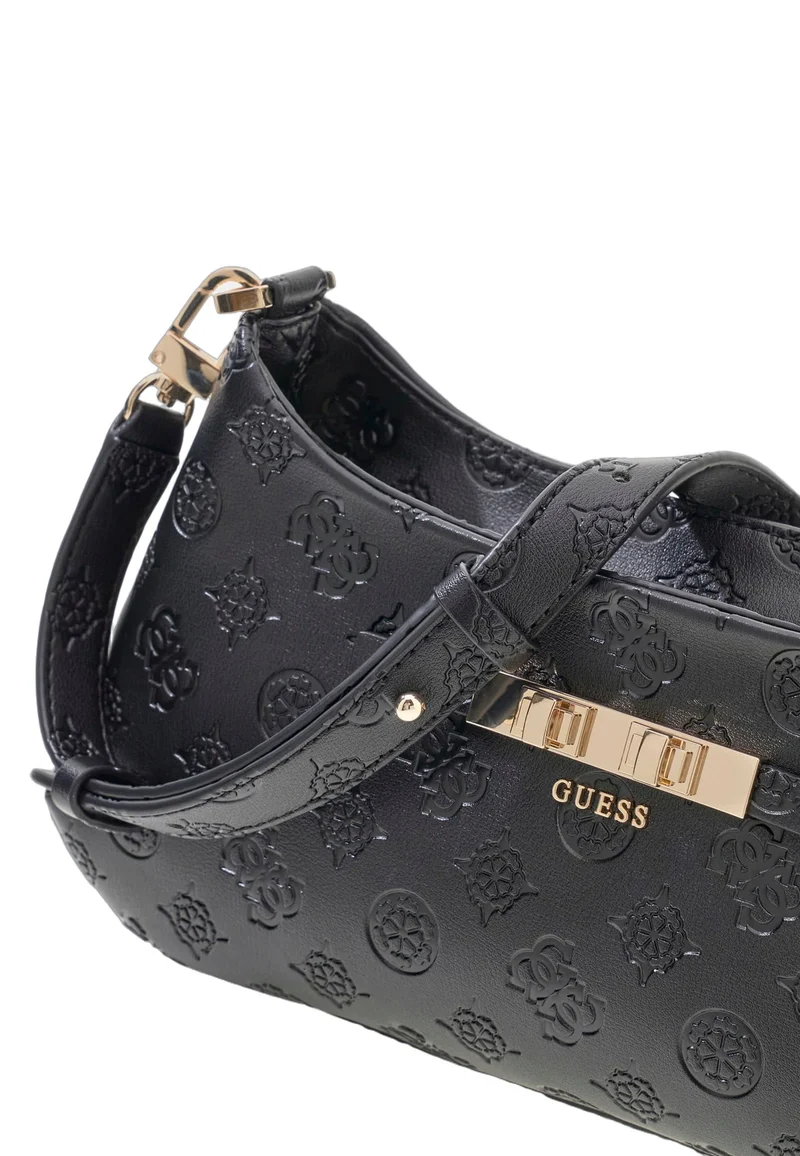 Guess Sac Bandoulière Carmella Black Logo