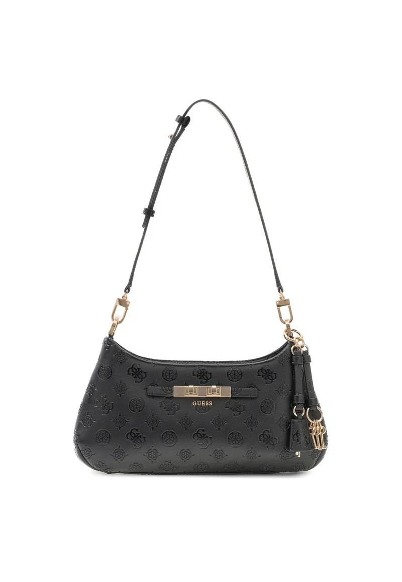 Guess Sac Bandoulière Carmella Black Logo