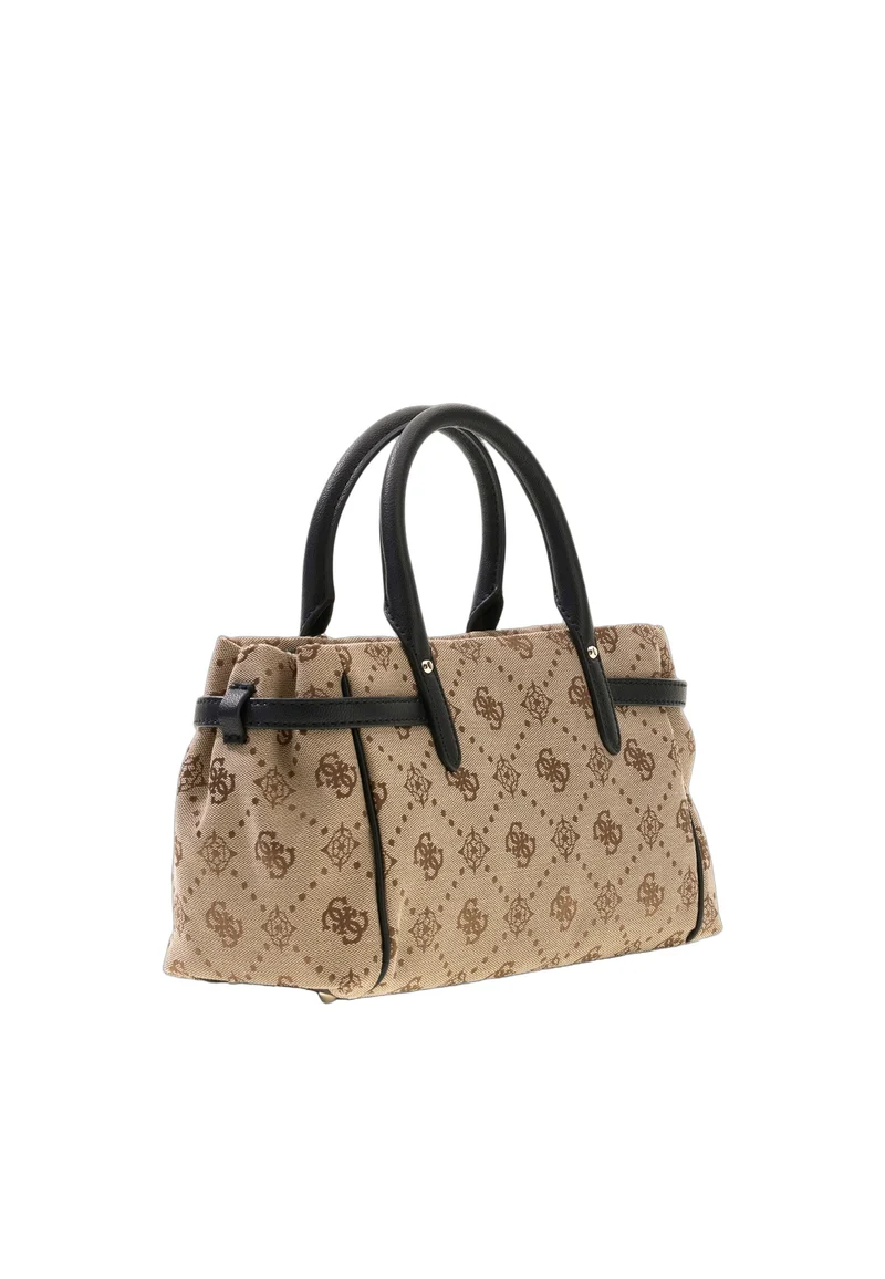 Guess Sac à Main Dorothy Petit Latte Logo/Black