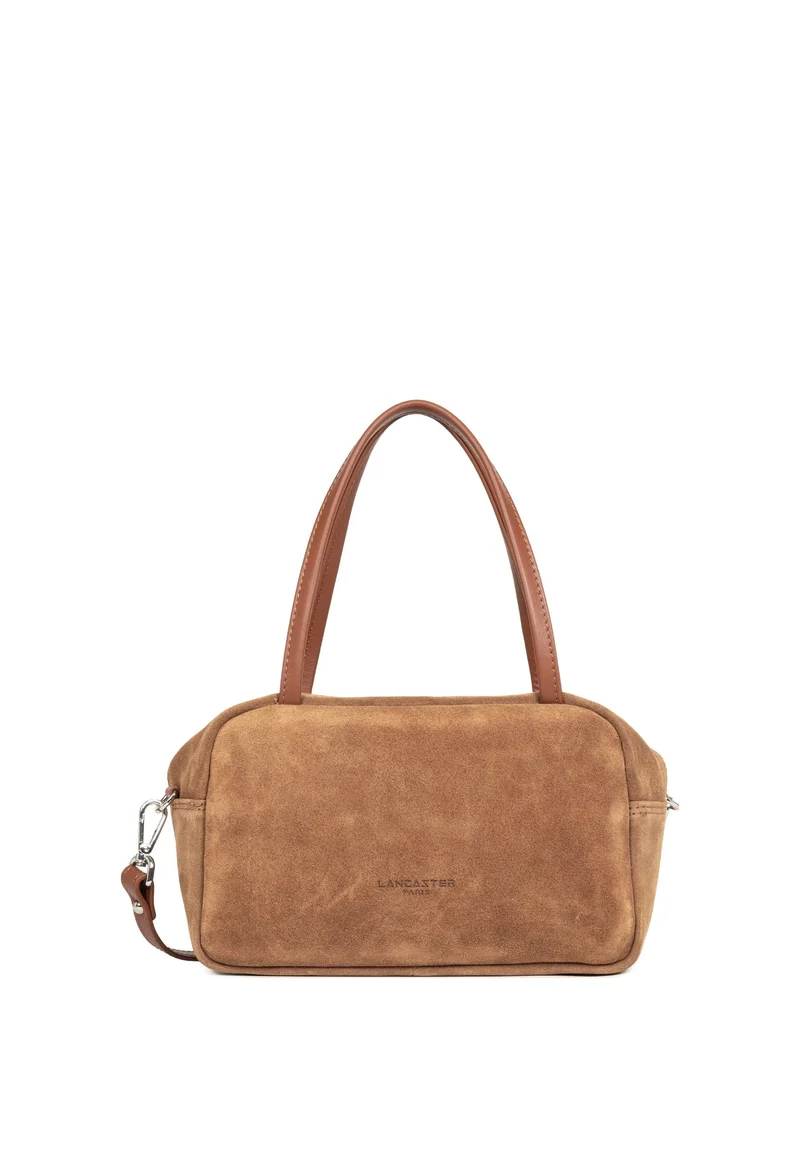 Lancaster Sac à main Zippé M Suède IT Camel