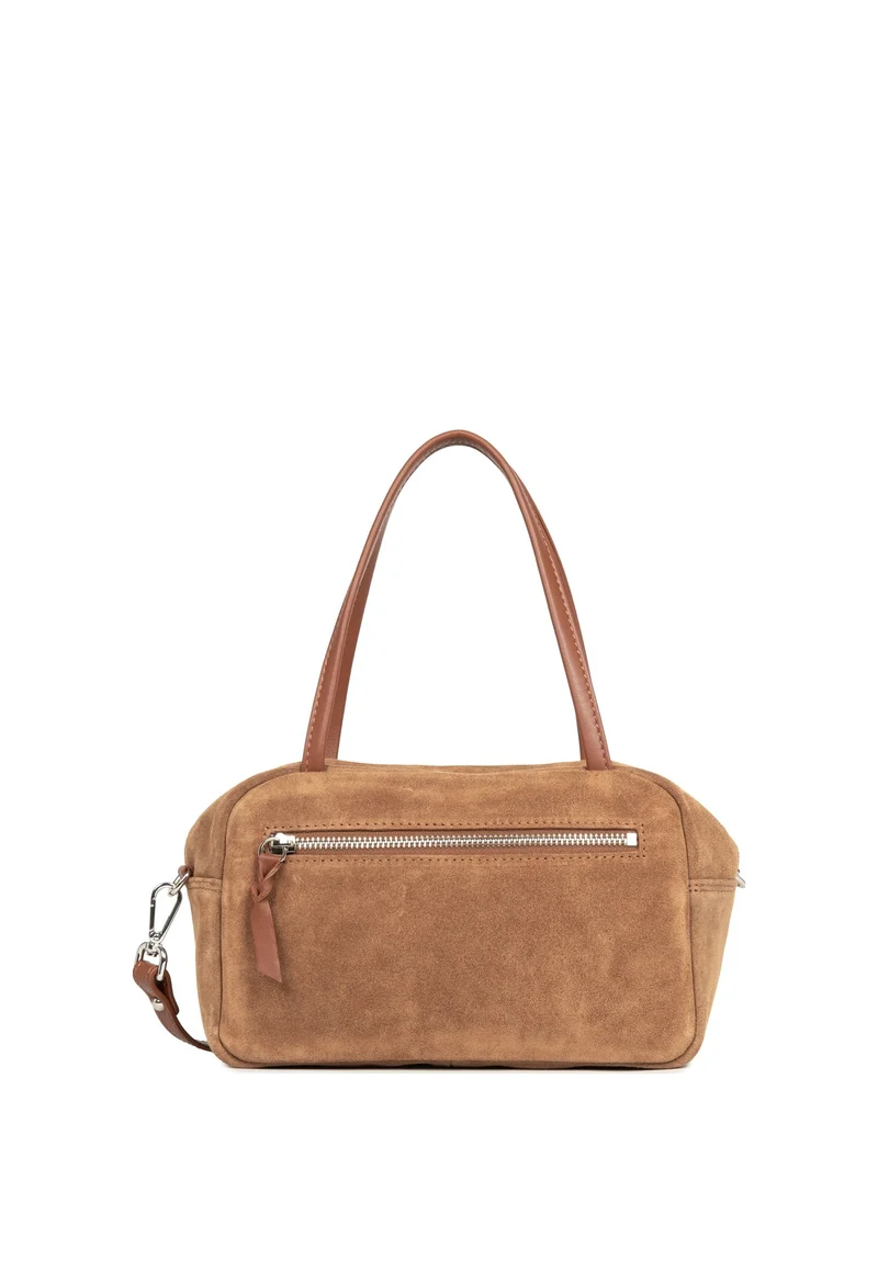 Lancaster Sac à main Zippé M Suède IT Camel