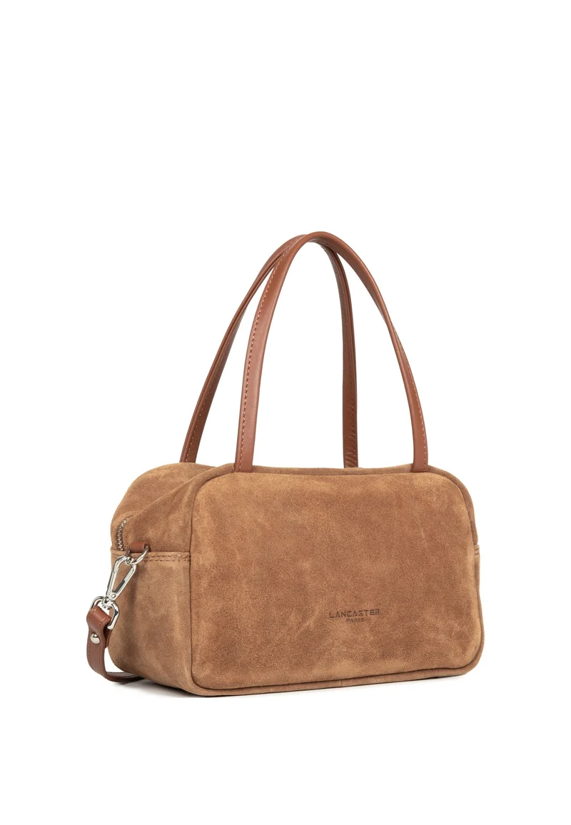 Lancaster Sac à main Zippé M Suède IT Camel